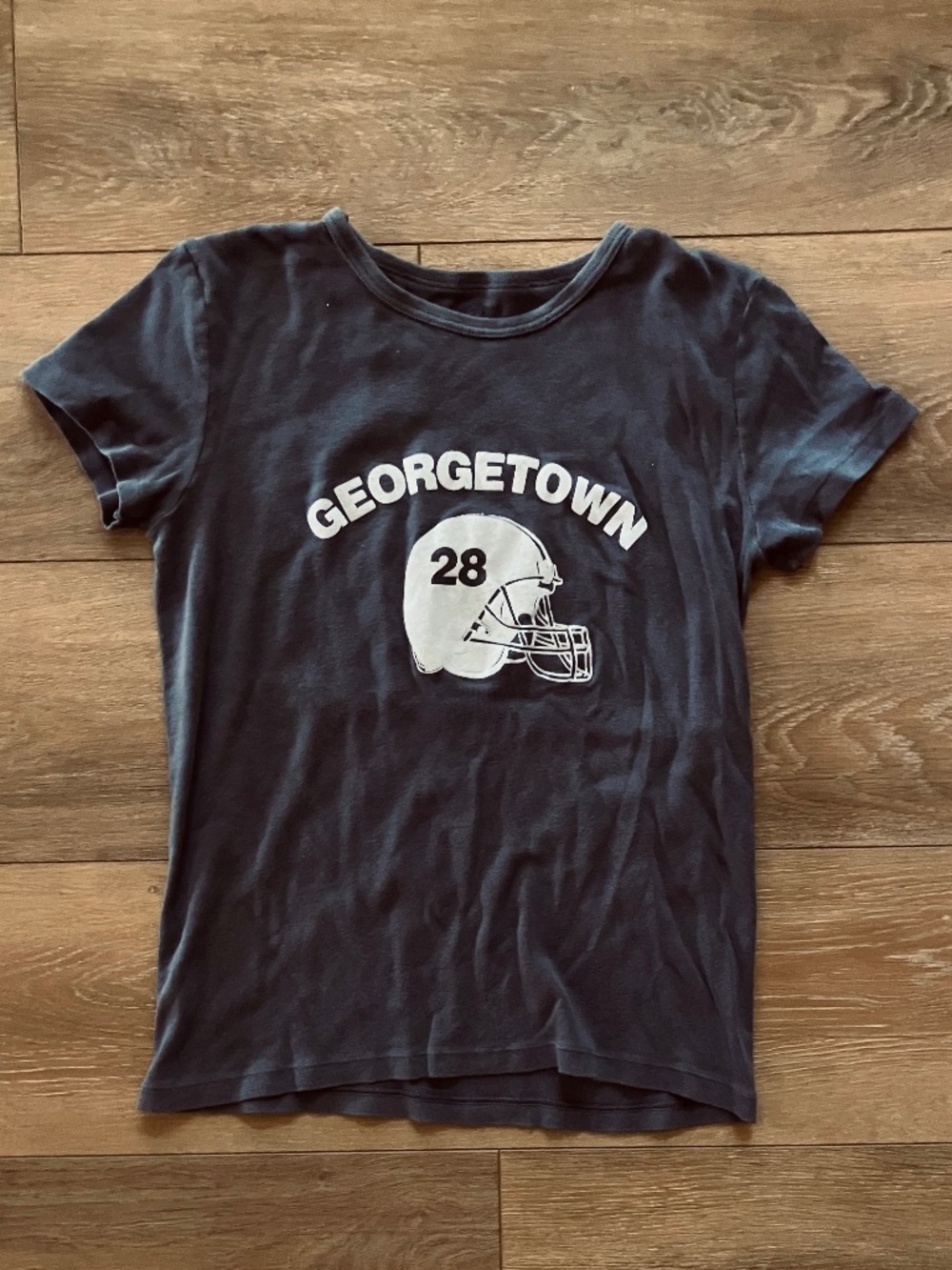 NWOT John Galt Georgetown Football tshirt - Picture 2 of 2